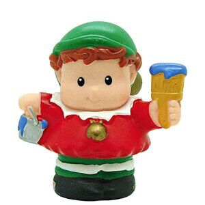 Vintage Fisher Price Mattel Santas Helper Elf Playset Figure Collect Replacement